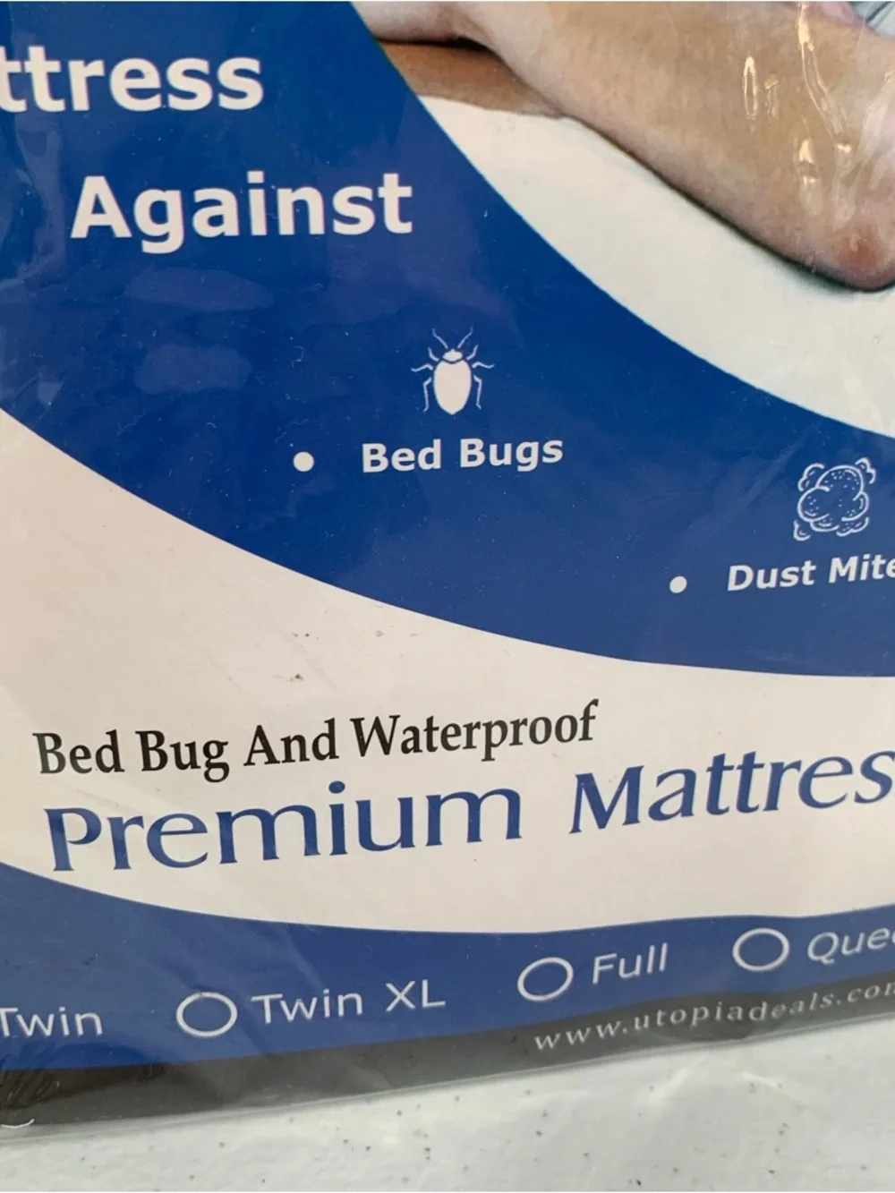Utopia Bedding White Premium Mattress Encasement - King